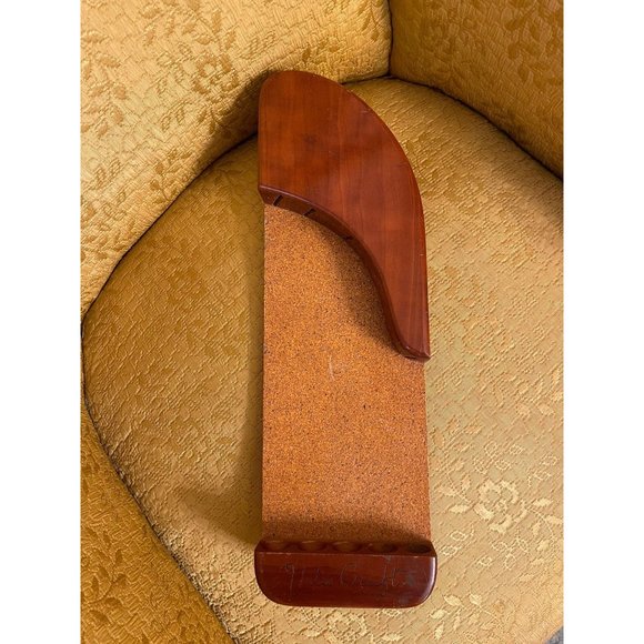 Mid Century Sleek Vita Craft Knife Holder Wood And Cork - Picture 4 of 9